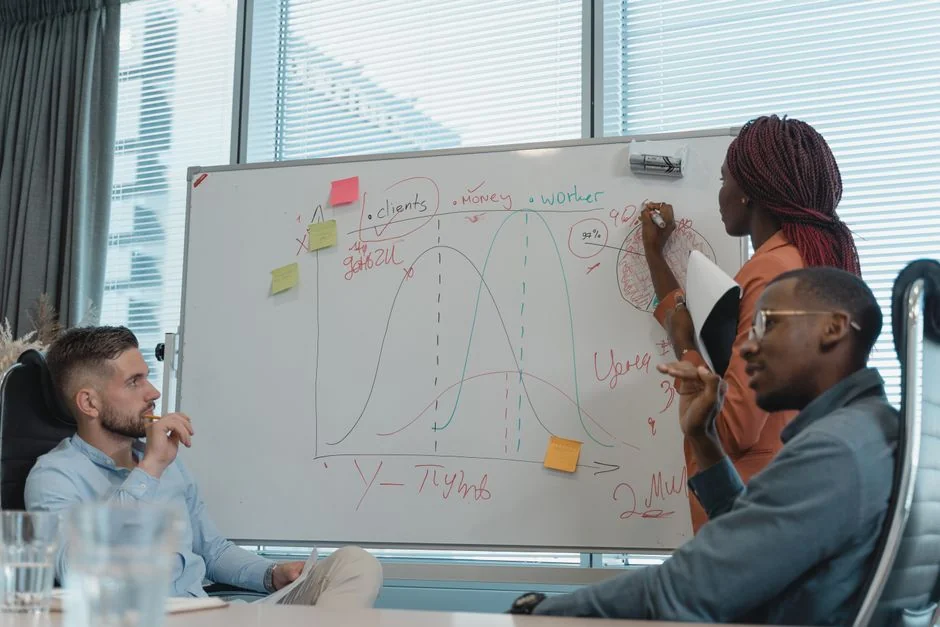 Visual representation of branding, identity, and marketing strategies.
